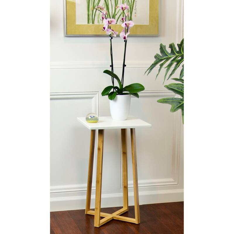 Solid Bamboo Frame Plant Table