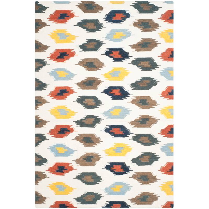 SAFAVIEH Handmade Flatweave Dhurries Radoslava Modern Wool Rug