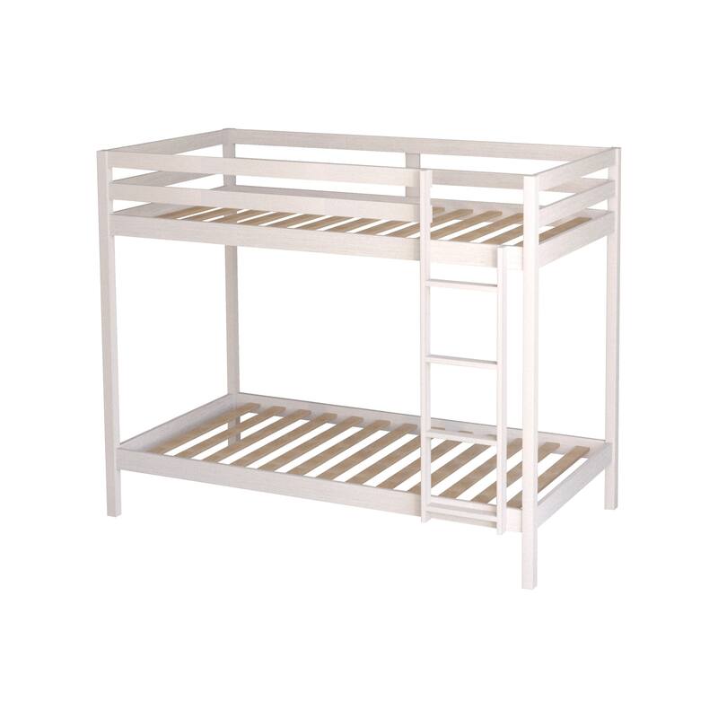 Castine Twin Over Twin Solid Wood Standard Bunk Bed