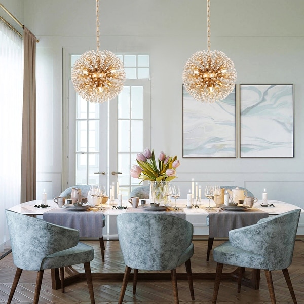 Gold starburst light fixture shop
