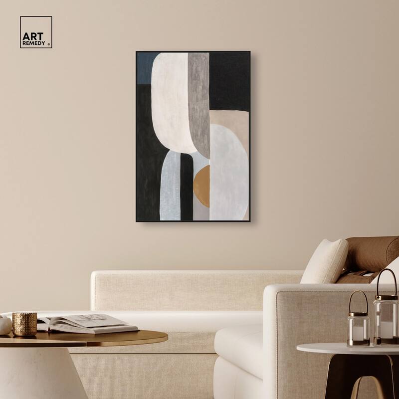 Interlocking Segments II Canvas by Art Remedy