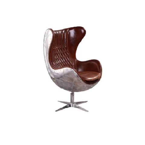 SpitFire Aluminum Egg Chair - 46'' H x 33'' W x 32'' D