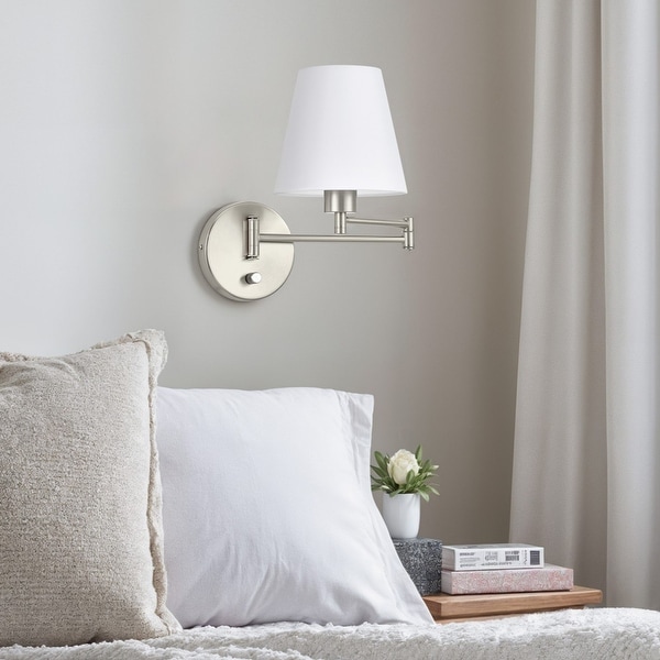 CO-Z Plug-in Swing Arm Wall Mount Sconce - On Sale - Bed Bath