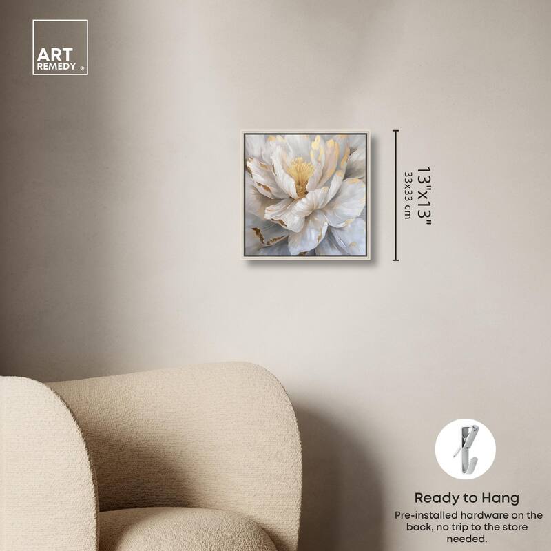 Golden Veins of Grace Canvas by Art Remedy