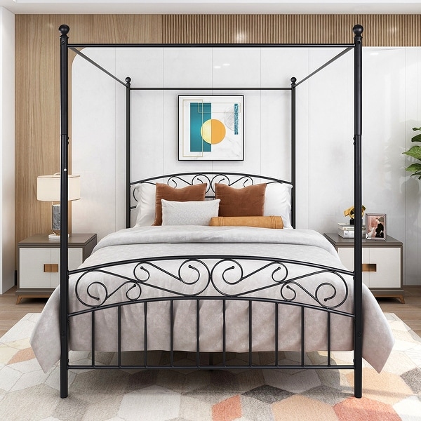 4 post new arrivals queen bed frame