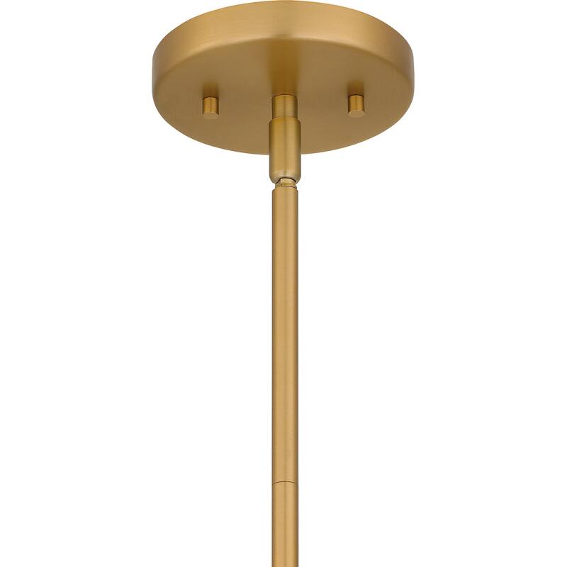 Trette 1-Light Brushed Weathered Brass Pendant Light