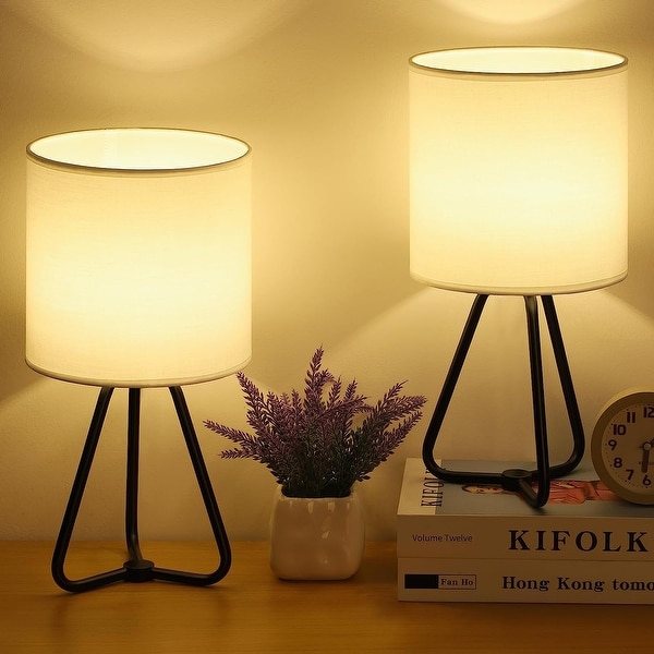 Set of 2 Cute Modern Bedside Nightstand Lamps for Living Room Bedroom On Sale Bed Bath Beyond 38006398