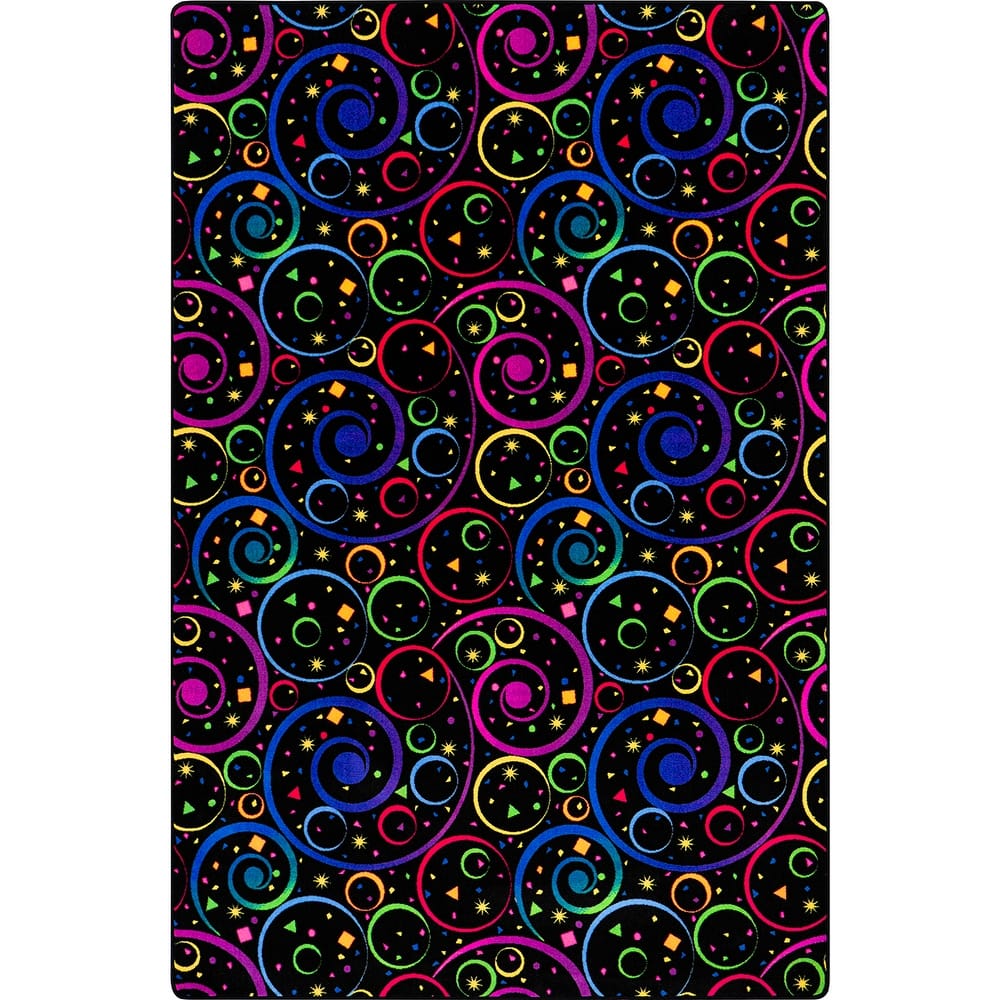 Joy Carpets Neon Lights Fun and Games Area Rug
