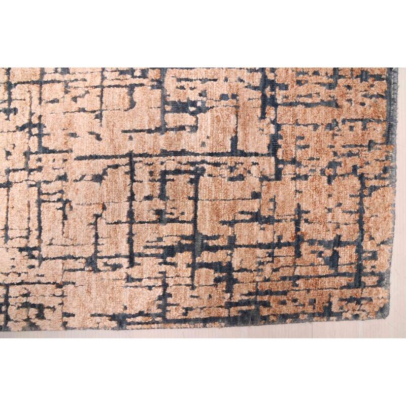 ECARPETGALLERY Hand-knotted Legacy Light Copper Silk, Wool Rug - 2'5 x 9'9