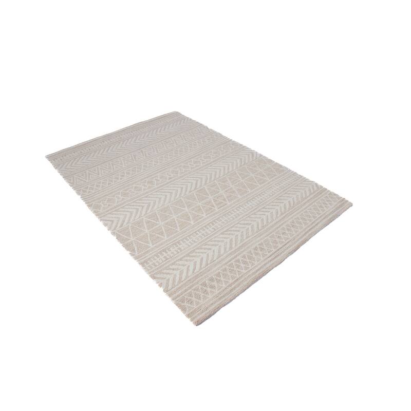 Bashian Nuncio Transitional Hand Tufted Area Rug - 8'6" x 11'6" - Beige