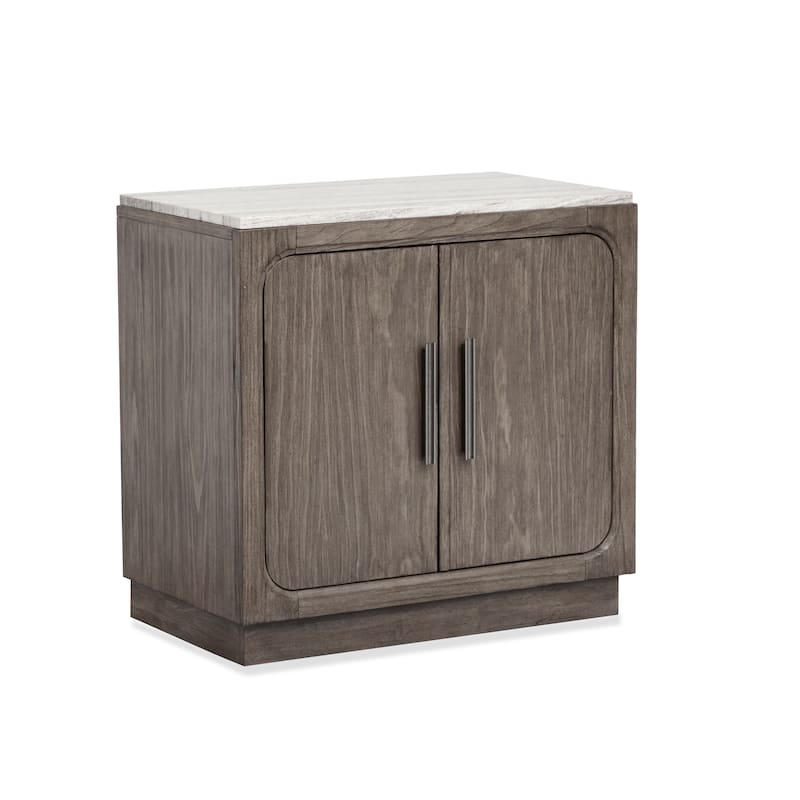 Magnussen Home Westbourne Dark Umber Door Nightstand - No Drawers