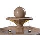 preview thumbnail 8 of 9, Alonzo Outdoor 2-Tier Floor Fountain - Sandstone
