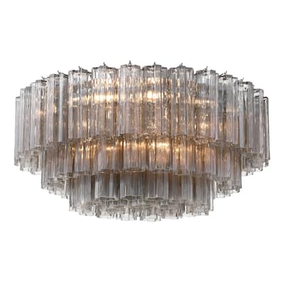 Crystorama Lighting Group ADD-331-SM Addis 16 Light 32" Wide Flush