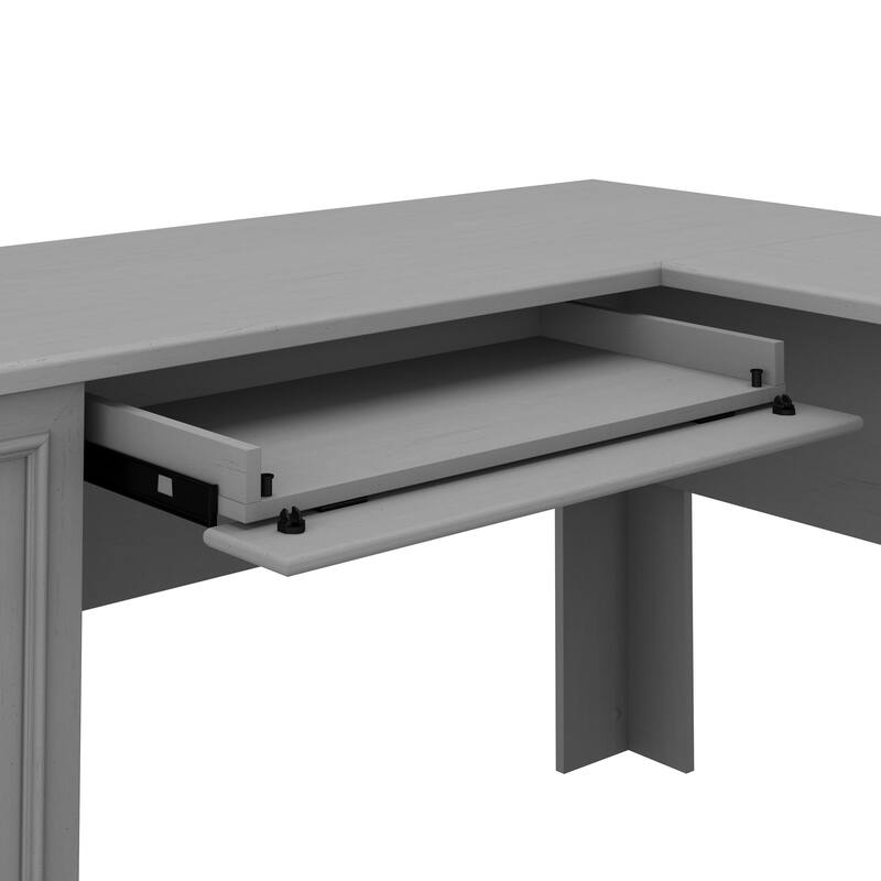Fairview 60W Desk with File Cabinet and Bookcase by Bush Furniture
