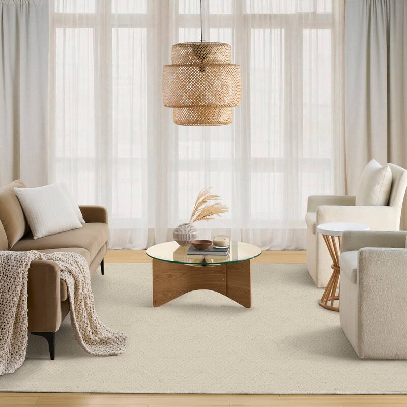 DKNY Pure Purl Modern Chevron Indoor Rug