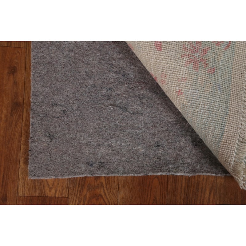 Vegetable Dye Art Deco Oriental Wool Runner Rug Hand-knotted Carpet - 2'10" x 11'7"