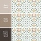 preview thumbnail 5 of 12, Merola Tile Revival Mini Memory 3-7/8" x 3-7/8" Ceramic Floor and Wall Tile