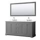 Option Dark Gray / Giotto Quartz Top / Polished Chrome