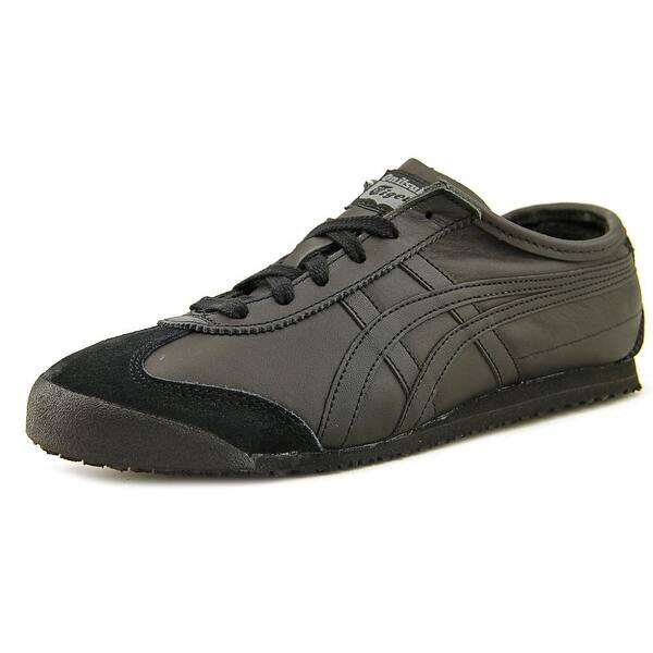 Shop Onitsuka Tiger By Asics Mexico 66 Men Black Black Sneakers Shoes Overstock 16466462
