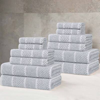 Superior Naples Viscose Cotton Blend 12 Piece Towel Set