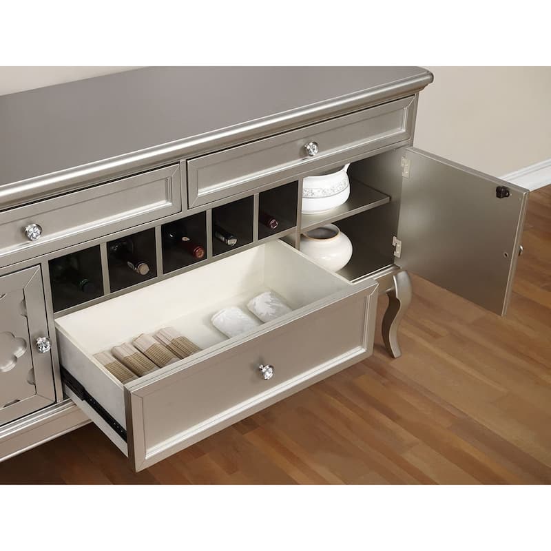 Furniture of America Mora Glam 60 inch Wood Buffet and Sideboard