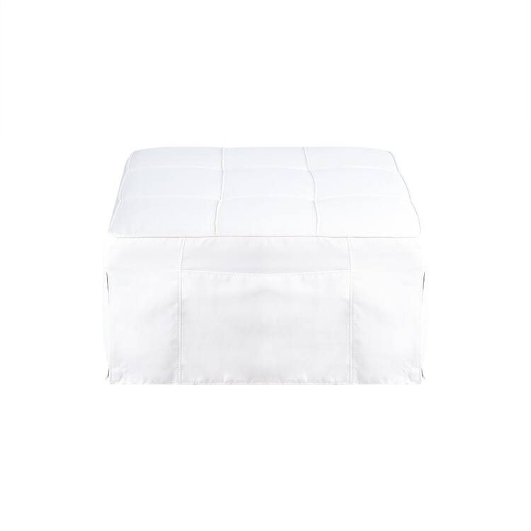 Sleeper Chair Bed, 4 In 1 Multi-Function Convertible Ottoman Bed, Breathable Linen Bed Chair, Convertible Sofa Bed