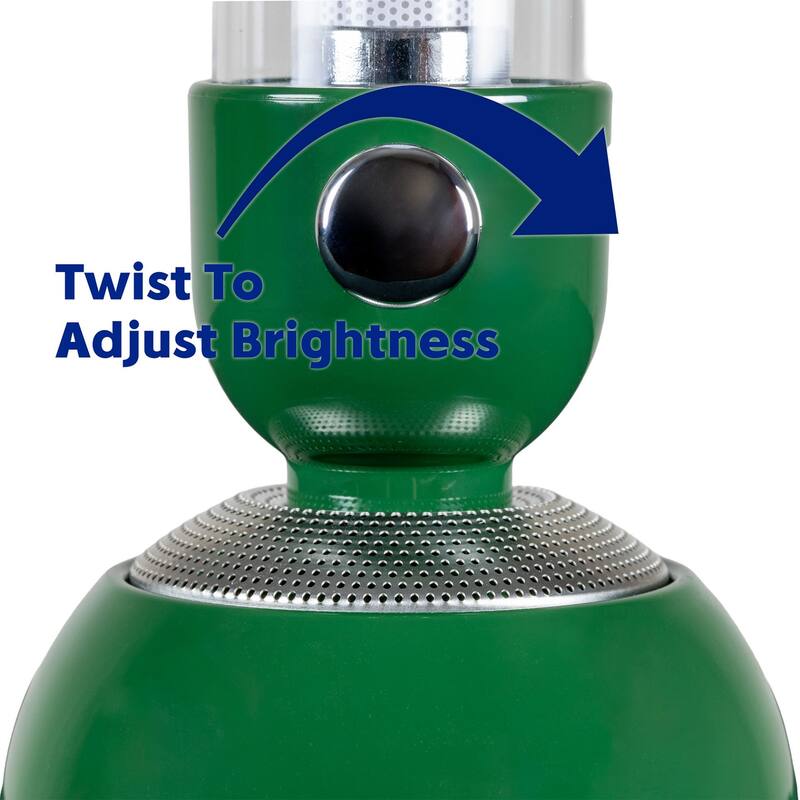 Novelty Lights Rechargeable 3-in-1 Camping Lantern with Bluetooth Speaker, Green