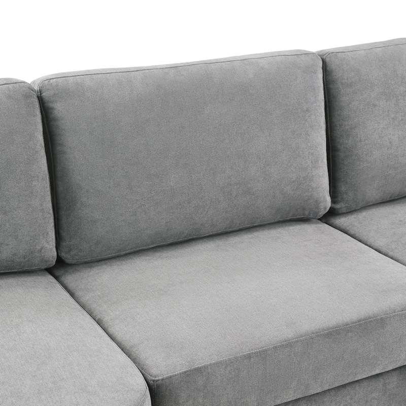 Christopher Knight Home - Xanthippe 3 Seater Upholstered Curved Design Sofa with Throw Pillow
