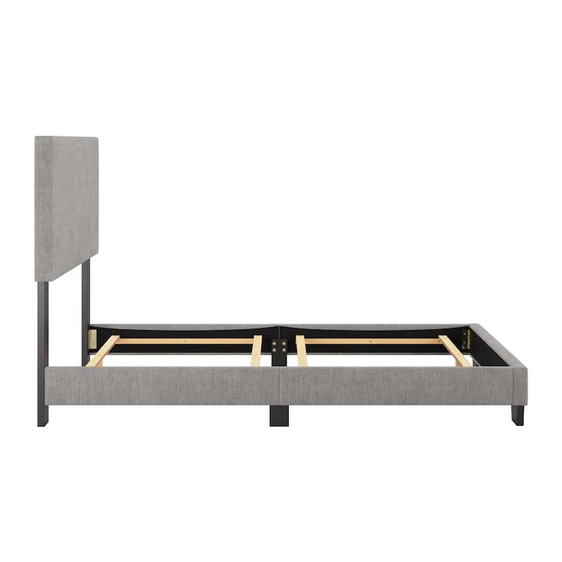 Celeste Modern Upholstered Bed, Box Spring Required