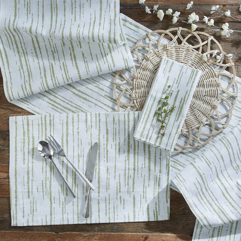 Split P Cara Stripe Table Runner 15" x 72" - 15" X 72"
