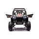 preview thumbnail 15 of 18, High-Power 4WD Kids Electric Ride-On Car, 24V Dual Battery, Leather Seat, Music, Safety Belts & Parental Remote
