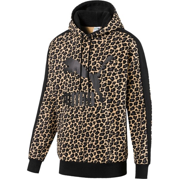 puma leopard print hoodie