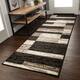Miranda Haus Geometric Modern Patchwork Polypropylene Indoor Area Rug