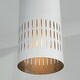 preview thumbnail 6 of 5, Dash 1-light Aged Brass & White Pendant