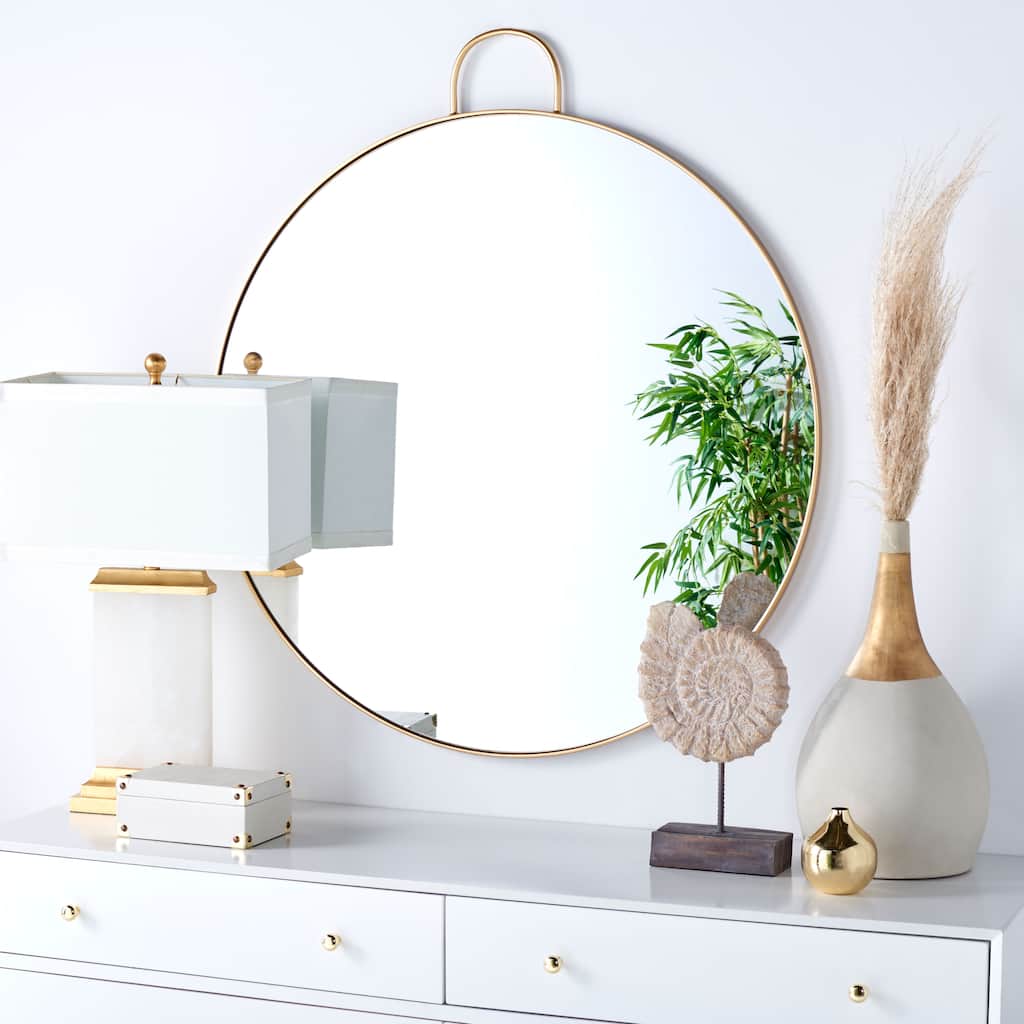 SAFAVIEH Carlisi 36-inch Round Mirror - 1"W x 36"D x 36"H