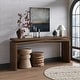 preview thumbnail 6 of 38, GDFStudio - Alex Farmhouse 65" Wooden Console Table for Entryway
