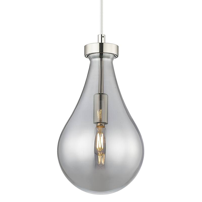 Innovations Lighting 451-1P-G451-7SM Owego 7" Wide Mini Pendant with - Polished Nickel
