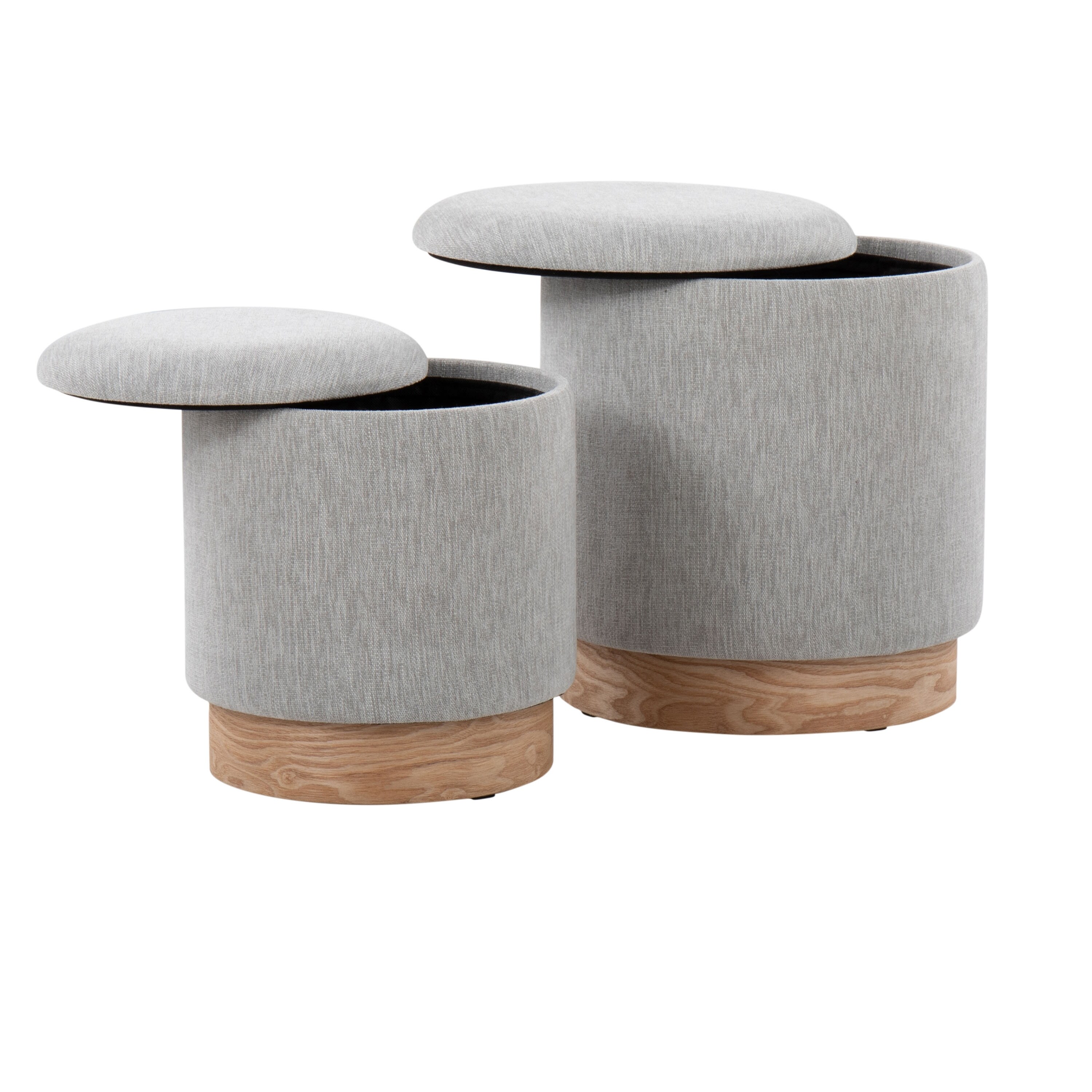 Nesting stools on sale ottoman