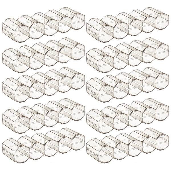 slide 2 of 6, Brybelly Elite Poker Chip Trays, 10-pack - Clear - 9.5x8.5x6 in
