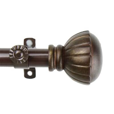 16 Inch Curtain Rod - Home Imports Emporium Drapery Hardware - Classic Design - 48