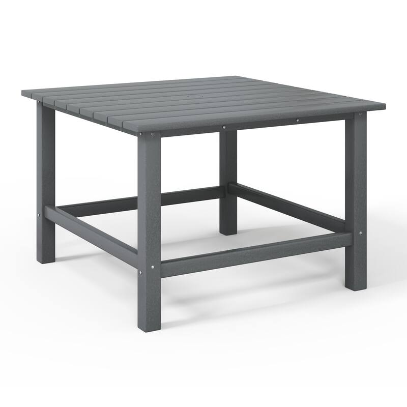 Polytrends Laguna Kids Outdoor 31" Square Poly Dining Table