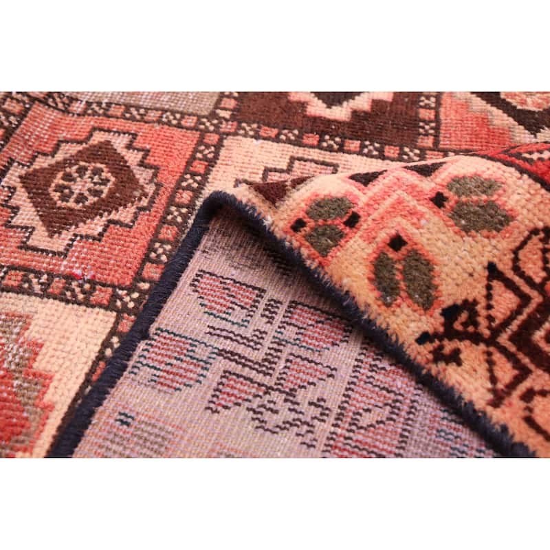 ECARPETGALLERY Hand-knotted Antalya Vintage Copper Wool Rug - 4'8 x 9'5