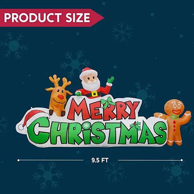 Versatile Merry Christmas Inflatable