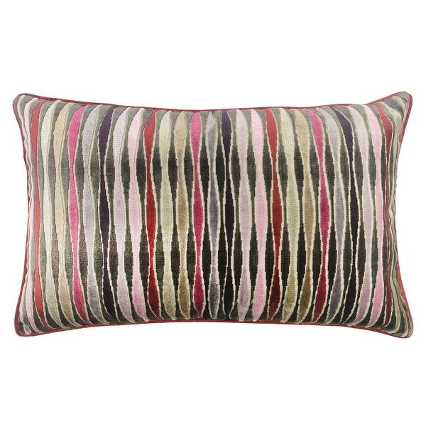 Rodeo Home Frankie Multicolor Wave Rectangular Lumbar Pillow Bed Bath