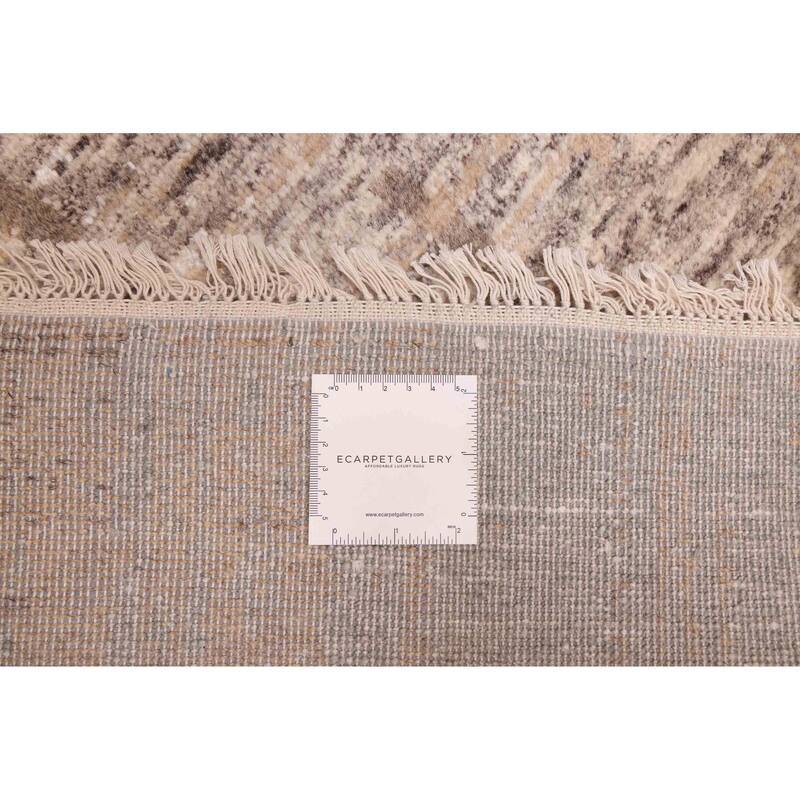 ECARPETGALLERY Hand-knotted Legacy Beige Silk, Wool Rug - 8'10 x 12'2