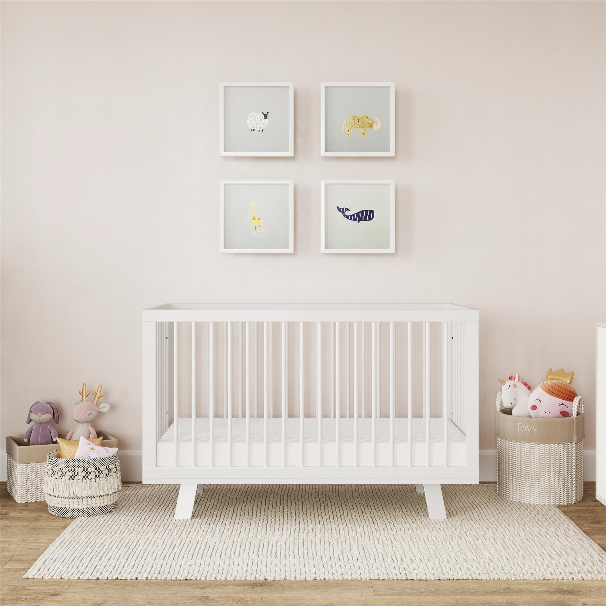 Signature Sleep Sweet Cuddles Supreme 5'' Crib and Toddler Bed Mattress  with Removable Cover, White - On Sale - Bed Bath & Beyond - 37843900