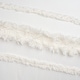 preview thumbnail 3 of 3, Sweet Jojo Designs Ivory Bohemian Boho Chic 84in Window Treatment Curtain Panel Pair Farmhouse Minimalist Macrame Tufted Fringe