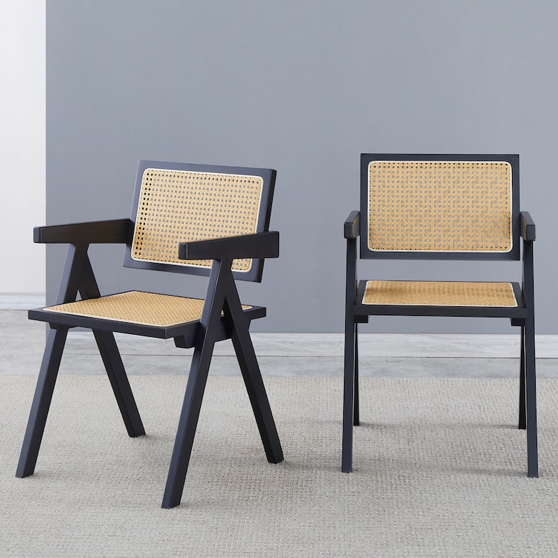 Solid Wood Dining chairs (Only Chair)-Set OF 2