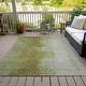 preview thumbnail 31 of 50, Machine Washable Indoor/ Outdoor Abstract Ombre Chantille Rug