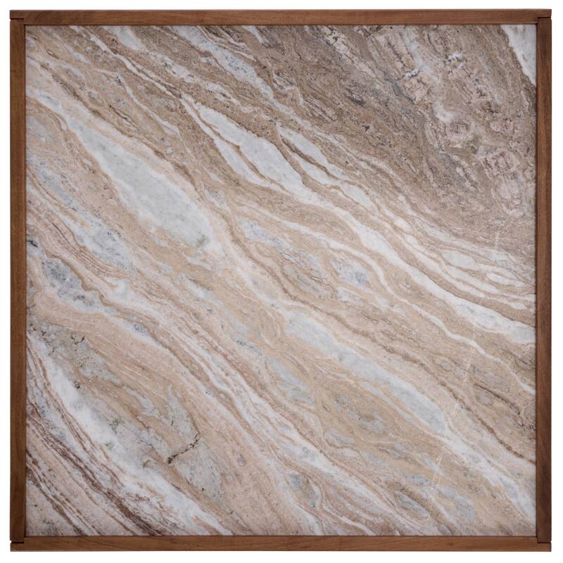 SAFAVIEH Couture Jaslina Marble Top Coffee Table - 35"W x 35"D x 15"H